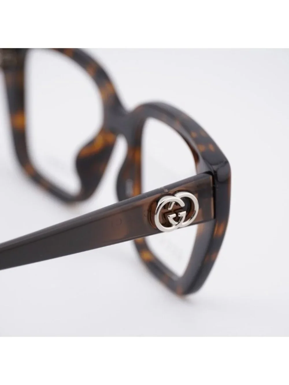 Gucci GG2028O 002 Eyeglasses Brown Havana 50mm Square Frame